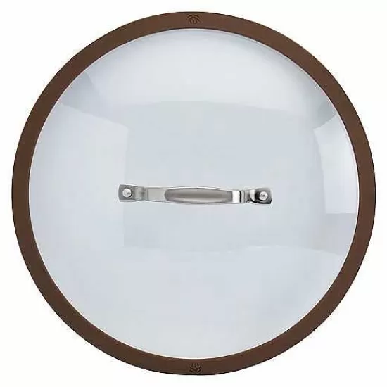 Food Network™ Cookware & Bakeware*Food Network Textured Titanium 12-In. Nonstick Covered Deep Skillet